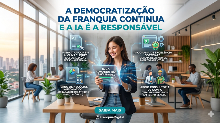 A democratização da franquia chegou — e a IA é a responsável