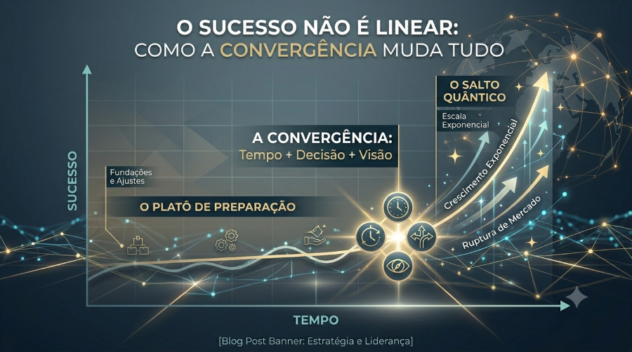 O Sucesso Não É Linear: como uma fração de tempo, uma decisão e uma visão mudam tudo